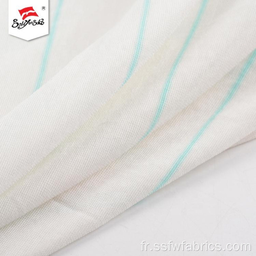 Tissu de rayonne tricoté par trame de chandail confortable